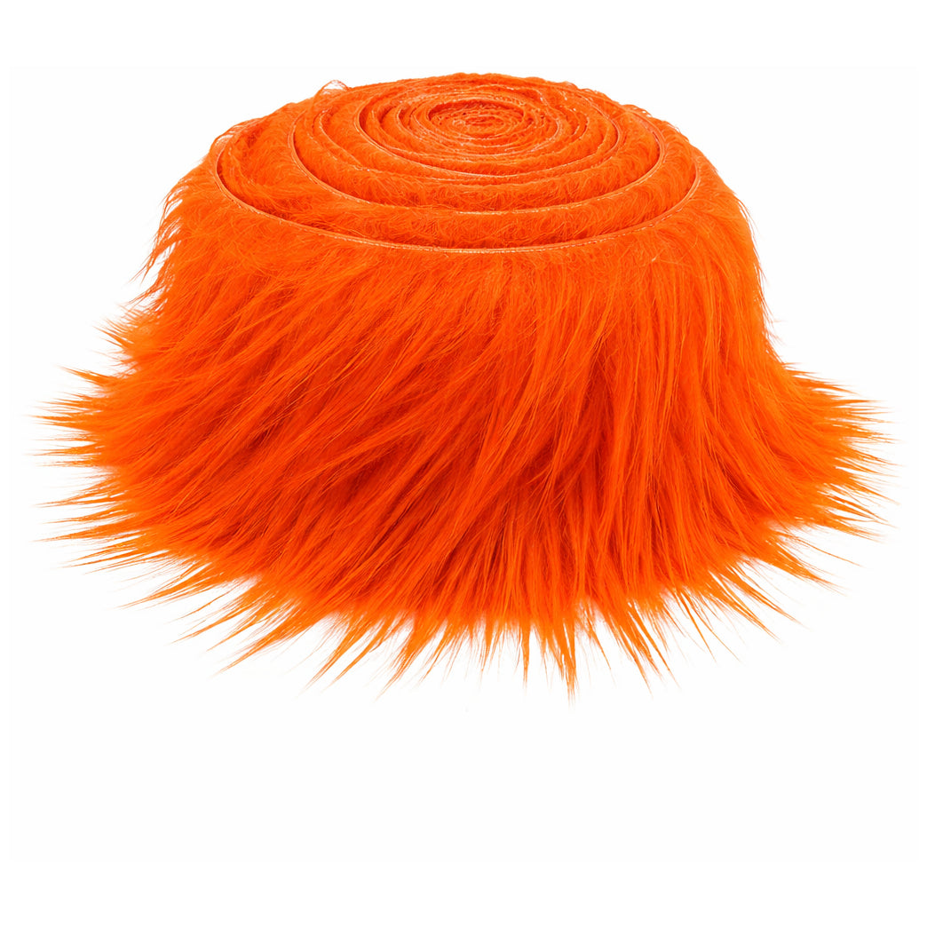 60 Inch Faux Fur Fabric Precut Strips Fluffy Craft Fur for Gnome Beards and Costumes