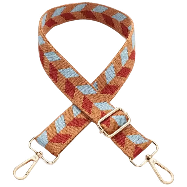 Adjustable 11-Inch Wide Stripe Purse Strap Replacement for Crossbody Handbags and Shoulder Bags