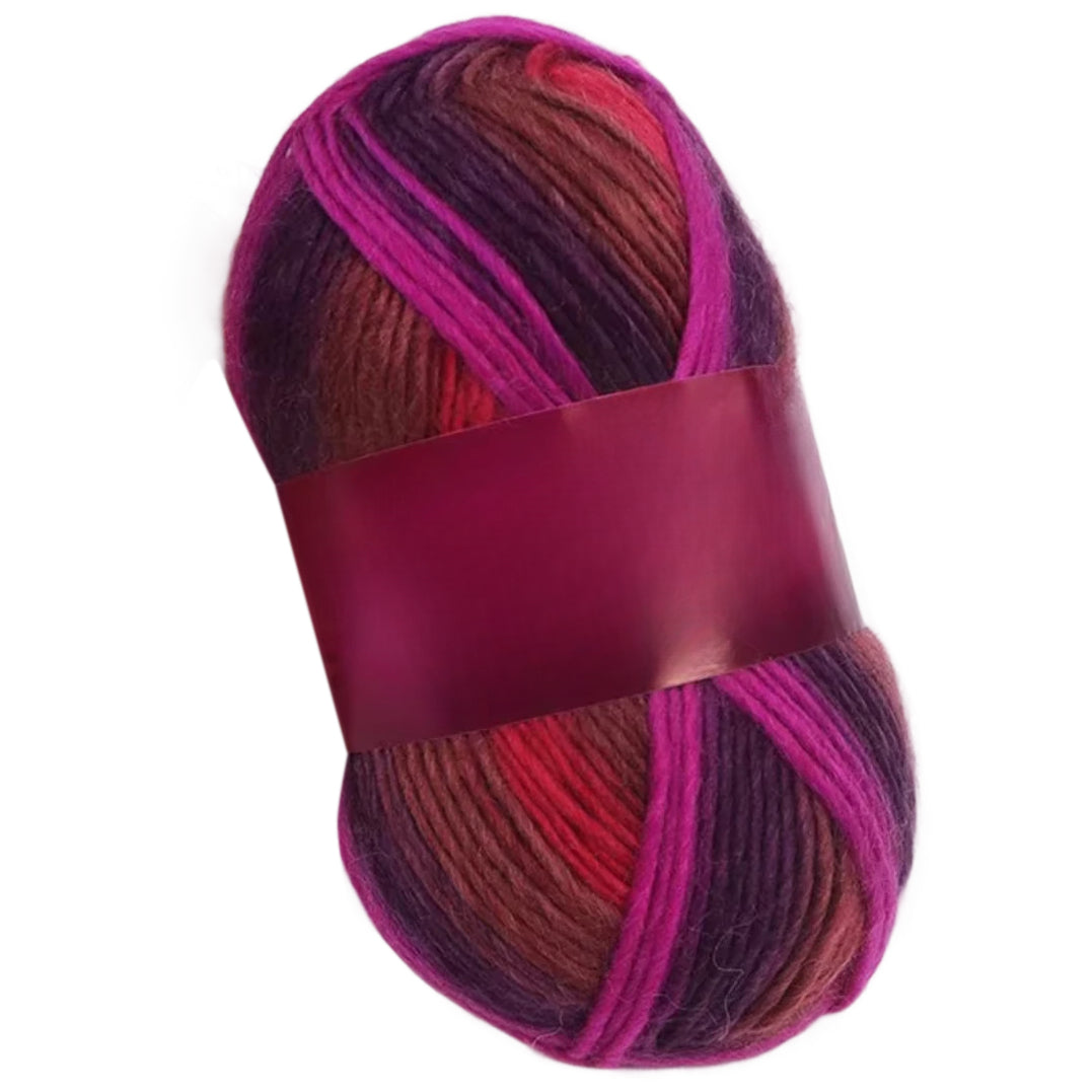Soft Anti-Pilling Wool Yarn Blend, 30% Wool, 70% Acrylic, Aran/Worsted Weight #4, 100 Grams/3.53oz 175 Yards