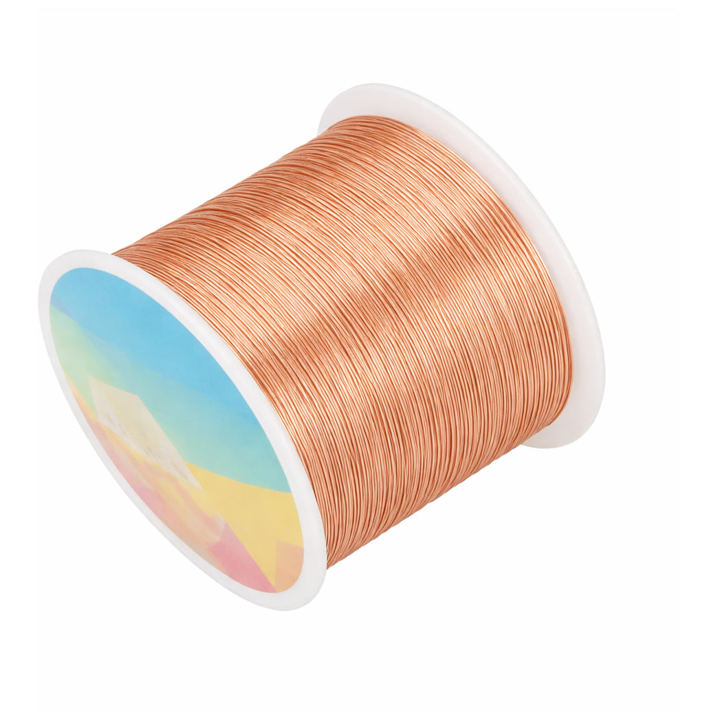 Copper Wire 328 Feet Tarnish Resistant Jewelry Wire for Beading Wrapping and DIY Crafts