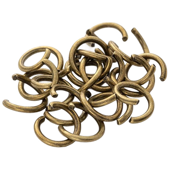 Open Jump Rings Iron for Jewelry Making Keychains Necklace Repair and DIY Crafts, Pack of 600