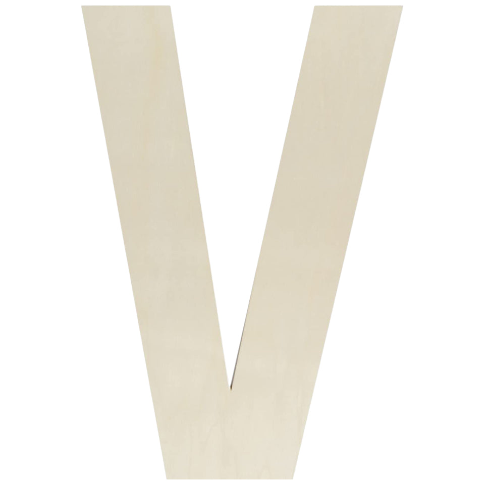 Unfinished Wooden Letter Style Surface for DIY Arts Crafts Home Decor Projects