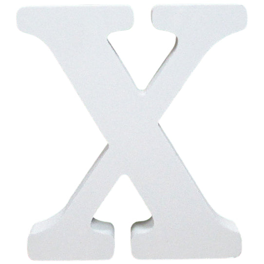 4 Inch Unfinished Wooden Letters, Numbers and Other Characters for DIY Crafts and Event Decorations