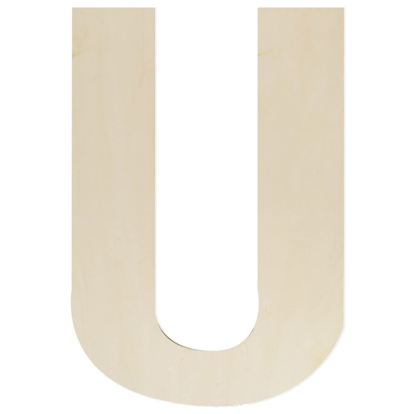 12 Inch Wooden Letter Unfinished Large Wood Alphabet Cutout For DIY Crafts Wall Decor Projects