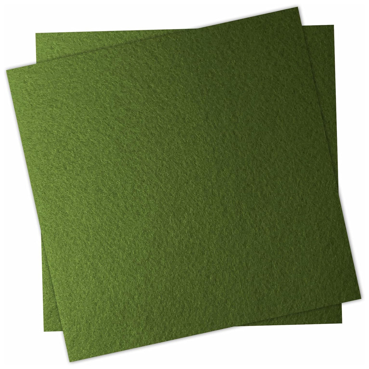 Polyester Felt Fabric Sheets, 12 x 12 Inches, 1 mm Thick for Sewing and Crafts, Pack of 2