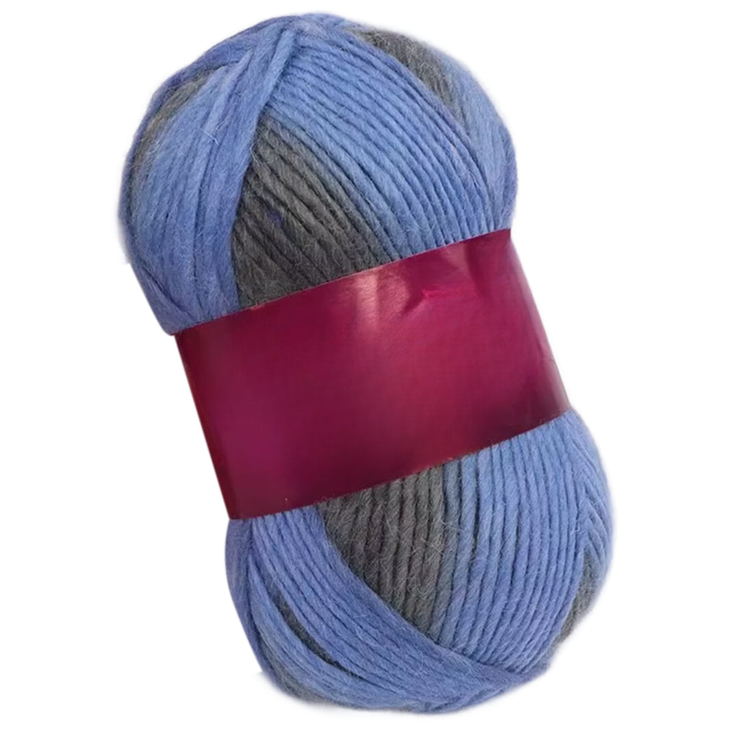 Soft Anti-Pilling Wool Yarn Blend, 30% Wool, 70% Acrylic, Aran/Worsted Weight #4, 100 Grams/3.53oz 175 Yards