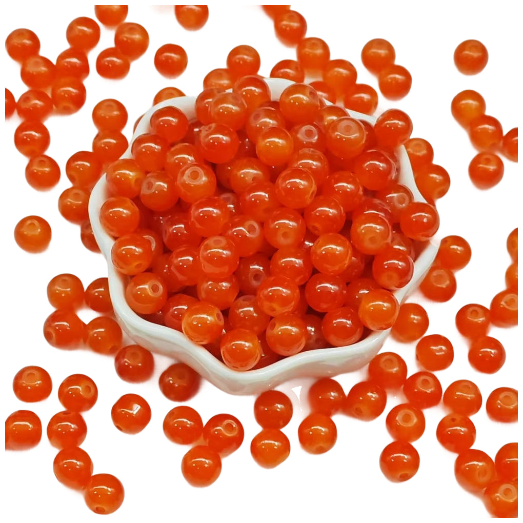 Multicolor Natural Stone Beads for Jewelry Making Round Genuine Gemstone Beading Set, Pack of 100