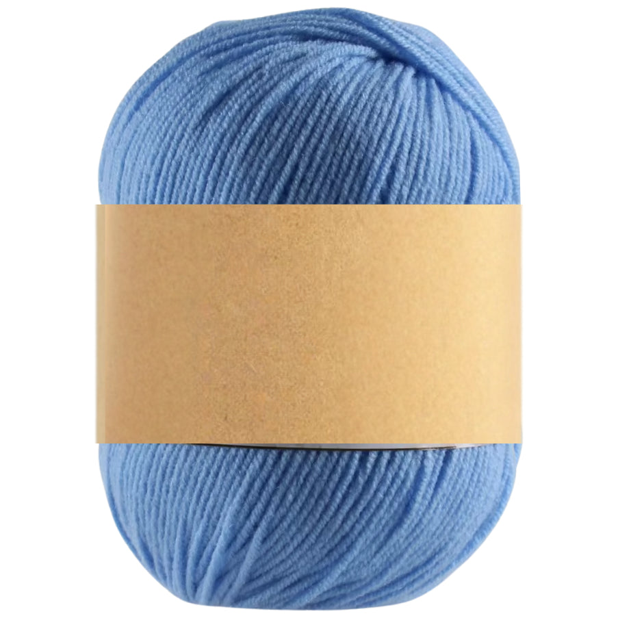 Silk Effect Microfiber Acrylic Yarn, Solid Colors for Baby Projects, 50 Grams/1.76oz 191 Yards