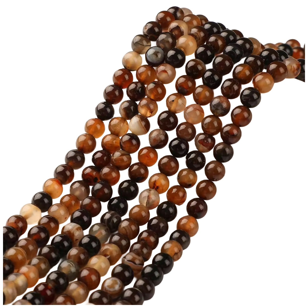 Multicolor Natural Gemstone Spacer Beads for DIY Bracelet and Necklace Making