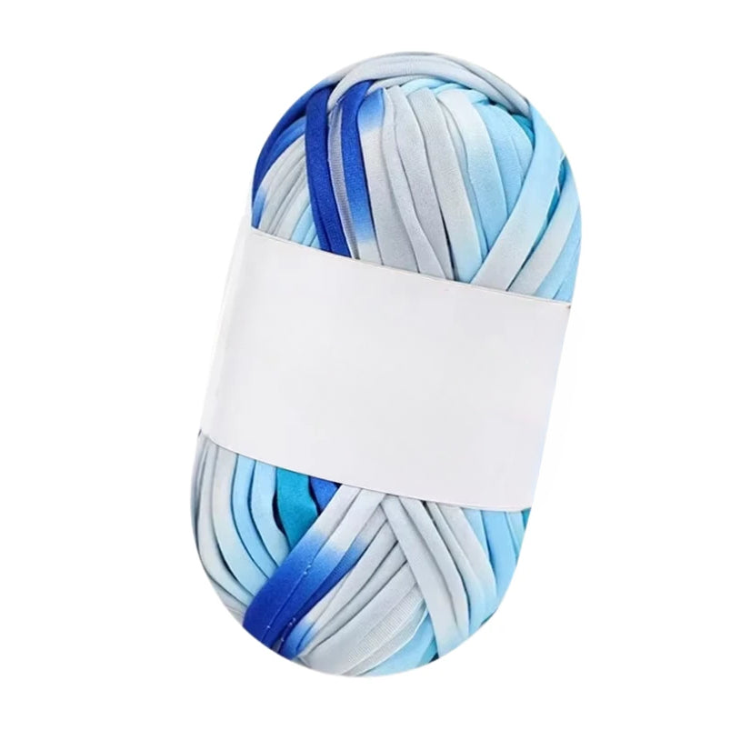 Polyester T-Shirt Yarn for Crochet Bags, Baskets, Coasters, and Crafts, 100g/3.53oz 48 Yards