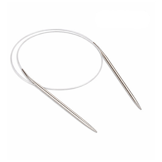 16 Inch Metal Circular Knitting Needles Set for Hats Sleeves Scarves Baby Sweaters and Small Knitting Projects