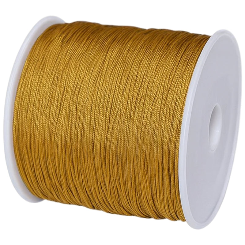 1mm Cotton Waxed Cord 175 Yards String for Jewelry Making, Beading, and Bracelets