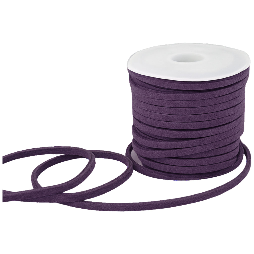 2.6mm x 5m Flat Genuine Leather Cord for Braiding, Jewelry Making, and Craft Projects