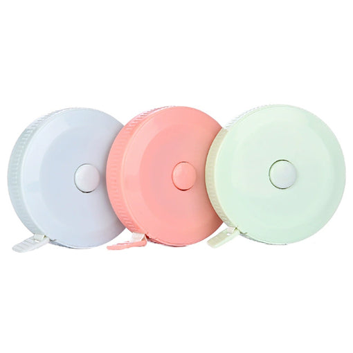 3-Pack Retractable Measuring Tapes for Sewing, Body, Fabric, Tailoring, 60-Inch Double Scale