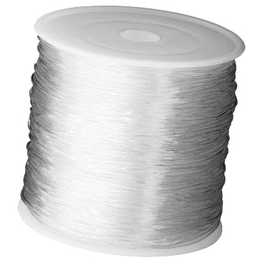 Crystal Clear Elastic Bracelet String Cord for Jewelry Making Beading with Clay Pony Seed Beads