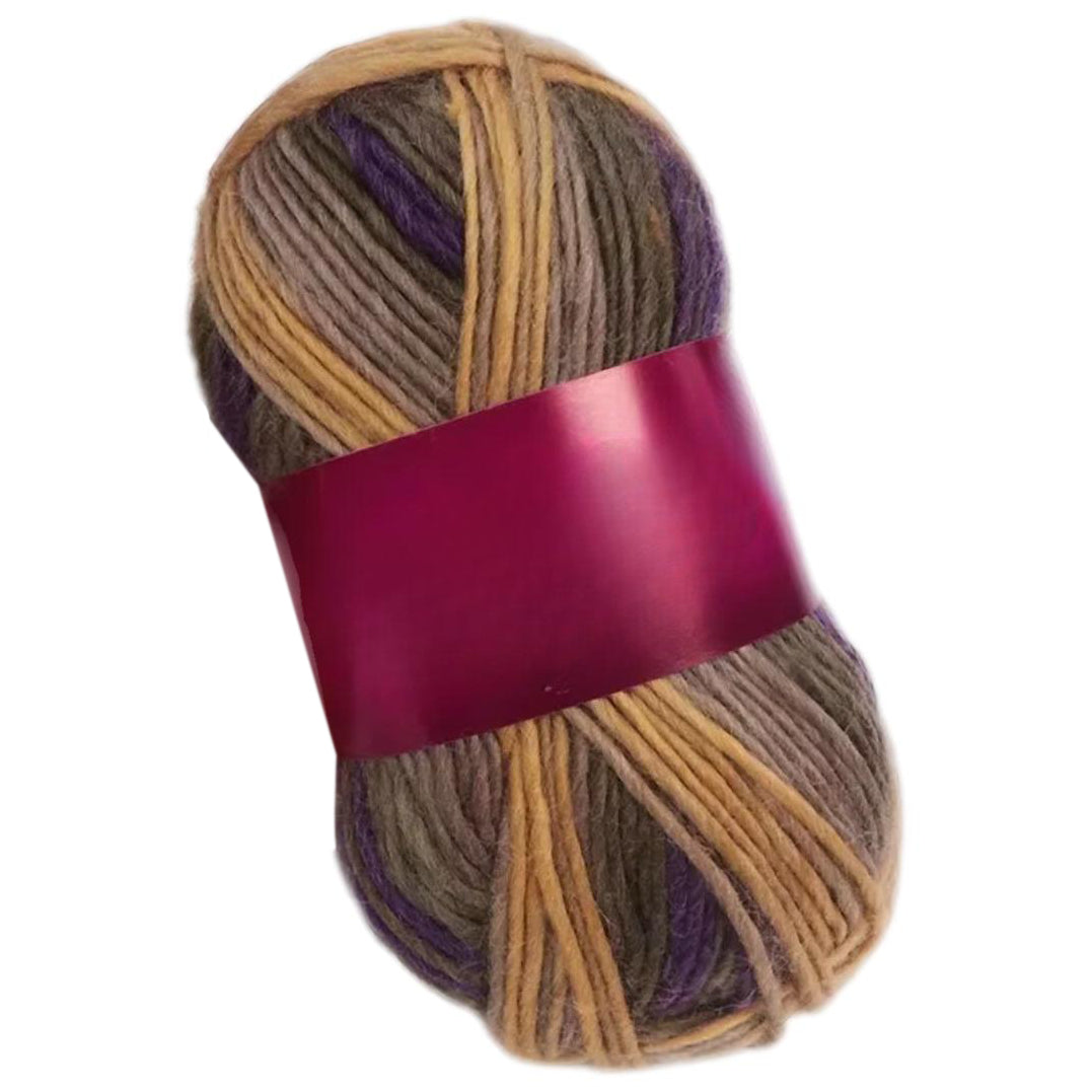 Soft Anti-Pilling Wool Yarn Blend, 30% Wool, 70% Acrylic, Aran/Worsted Weight #4, 100 Grams/3.53oz 175 Yards