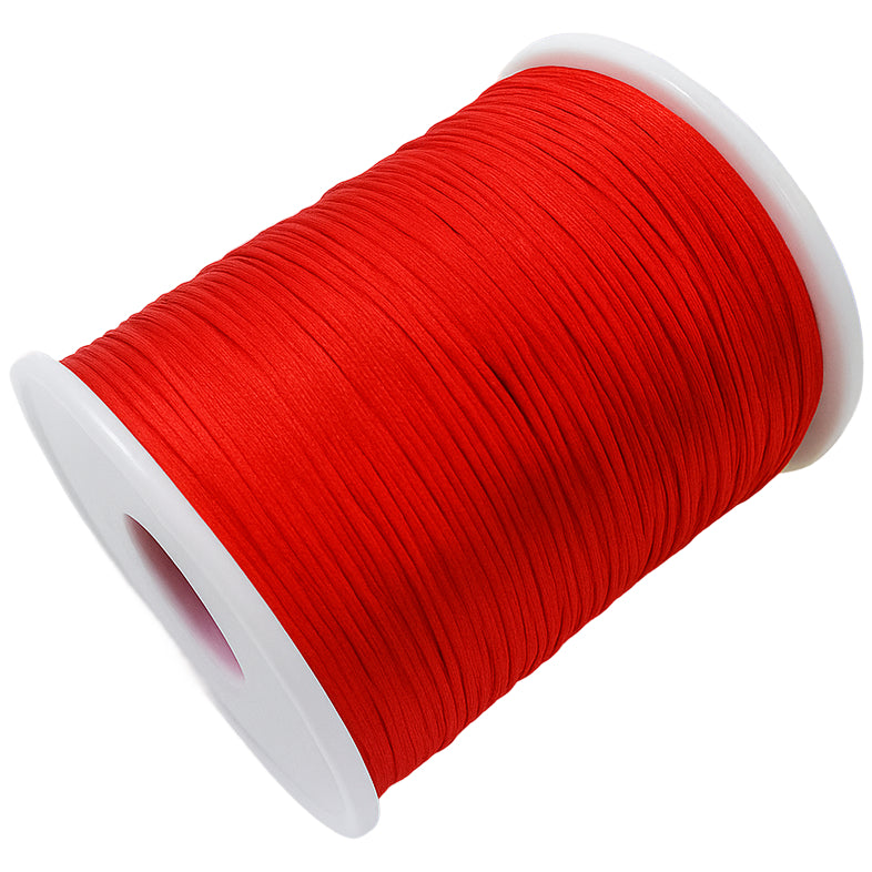 1.5mm 100m Strong Nylon Satin Cord for Jewelry Making, Beading, Macrame, and DIY Crafts