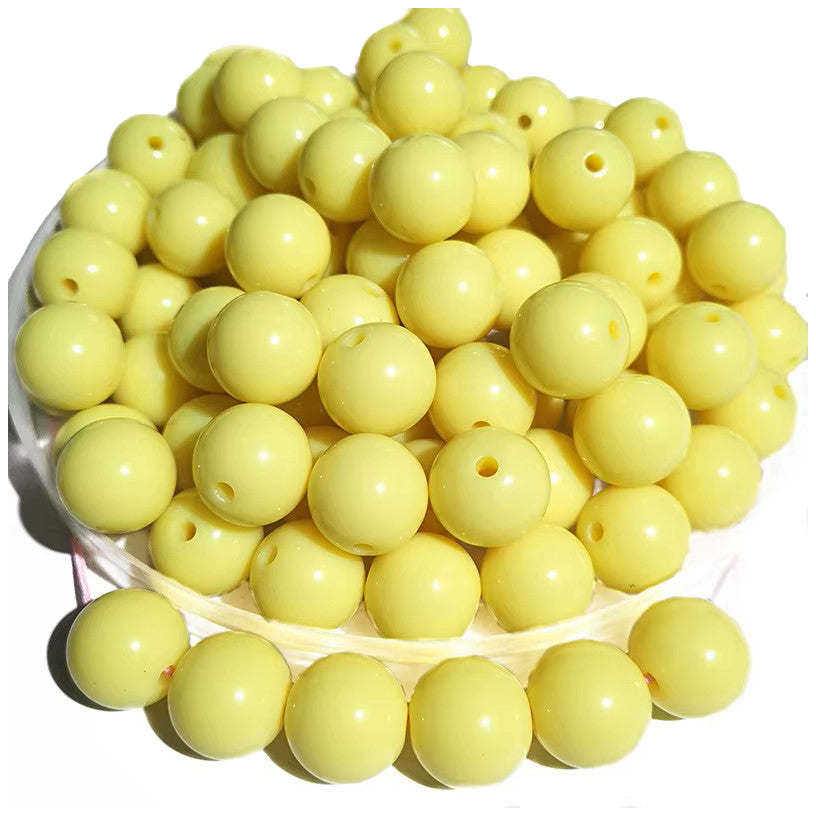 6mm Matte Acrylic Round Beads for Jewelry Making, Bracelets, Necklaces, and DIY Crafts, Pack of 4300
