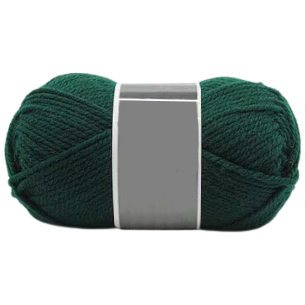 Bulky Merino Wool and Acrylic Blended Knitting Yarn for Craft Projects, 100 Grams/3.53oz 120 Yards