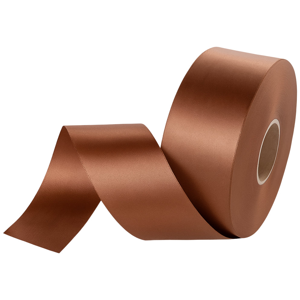100 Yards Double Faced Cream Satin Ribbon for Gift Wrapping and Wedding Decorations