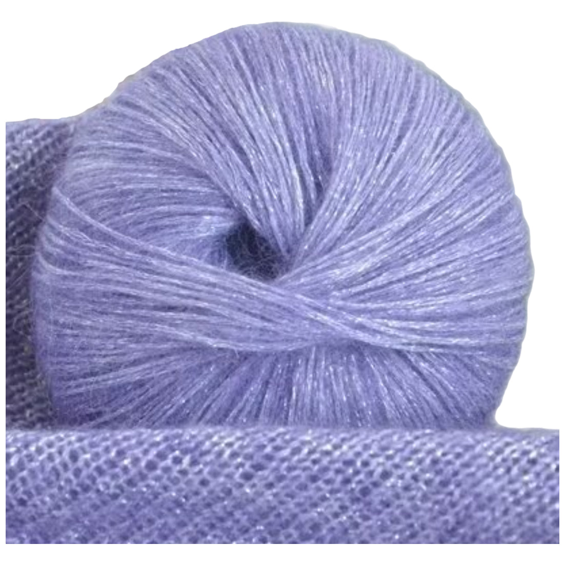 Glitter Knitting Yarn Sparkle Metallic Acrylic Wool for Crochet and Hand-Knitting, 25 Grams/0.85oz 109 Yards