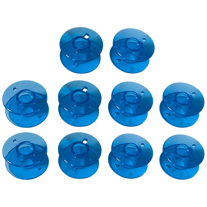 Sewing and Embroidery Bobbins 11.5 mm Plastic Bobbins for Thread Storage, Pack of 10