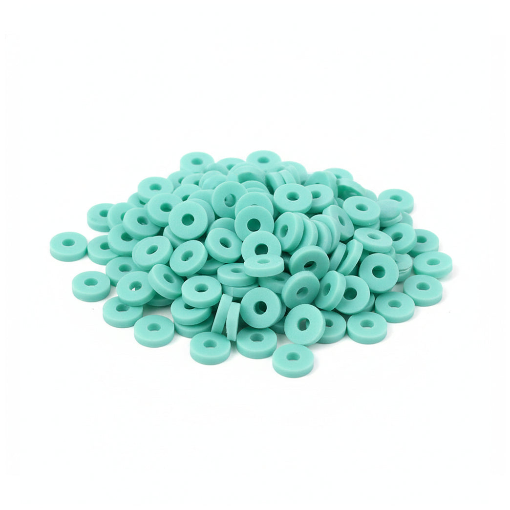 6mm Clay Beads for DIY Bracelet Necklace and Jewelry Making, Pack of 2000