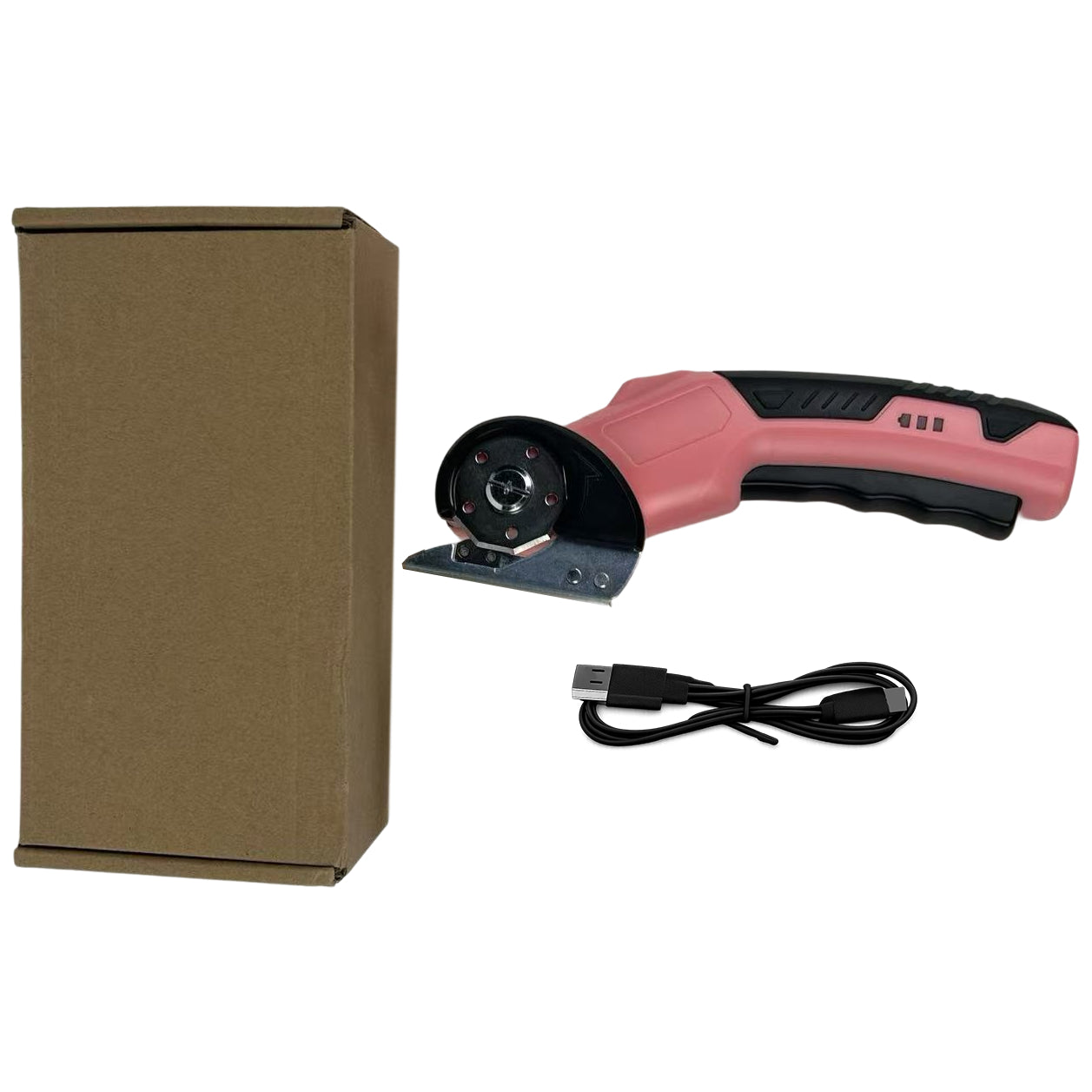 Cordless Electric Scissors Cardboard Cutter Heavy Duty Box Carpet Plastic Leather Cutting Tool Gift