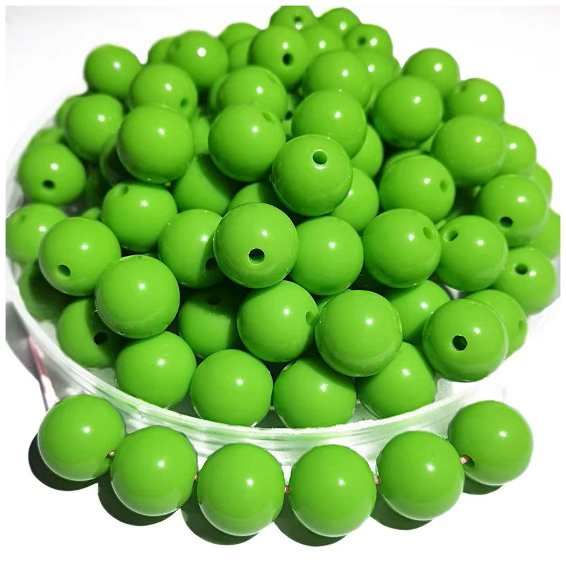 6mm Matte Acrylic Round Beads for Jewelry Making, Bracelets, Necklaces, and DIY Crafts, Pack of 4300