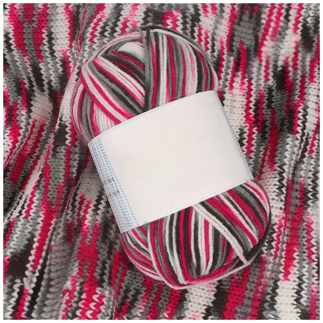 Soft Acrylic Variegated Baby Yarn – Fingering Weight for Knitting & Crochet, 50g/1.76oz 191 yards