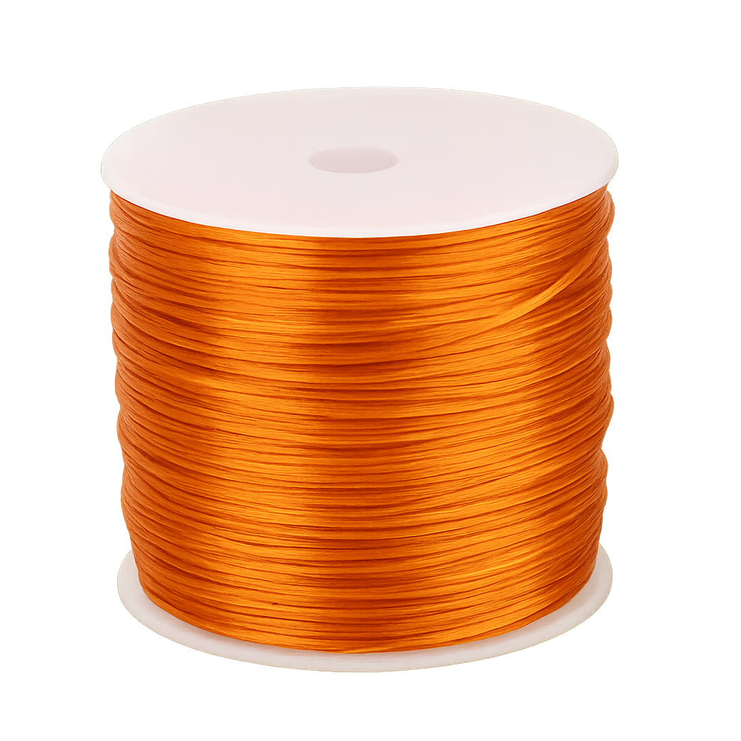 0.8mm Clear Crystal Elastic Beading Cord 197ft Stretch String for Bracelets and Jewelry Making