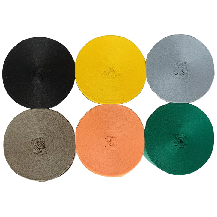 Crepe Paper Streamers 82ft Each Roll for Birthday, Wedding, and Party Decorations 1.77 Inch, Pack of 6