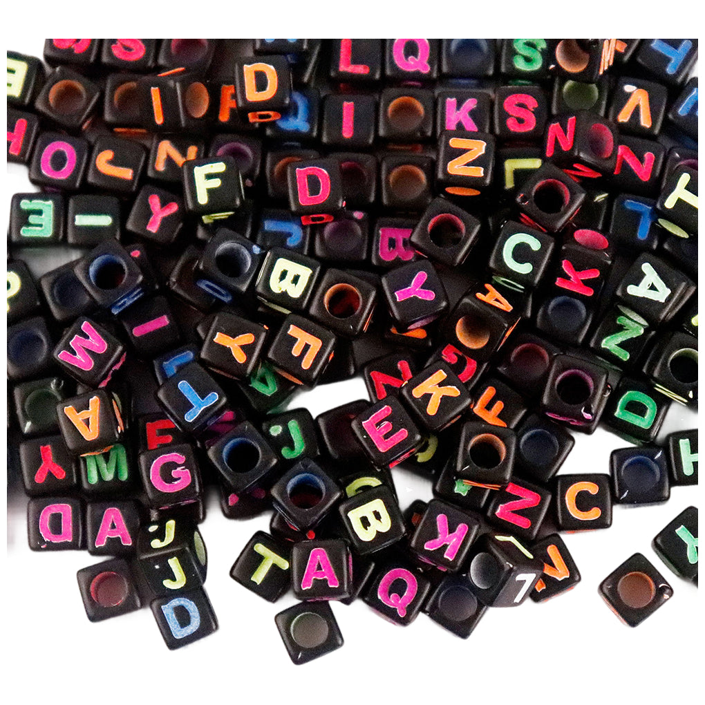 Alphabet Letter Beads 3000pcs 6mm for DIY Bracelets, Necklaces, Jewelry Making, and Crafts