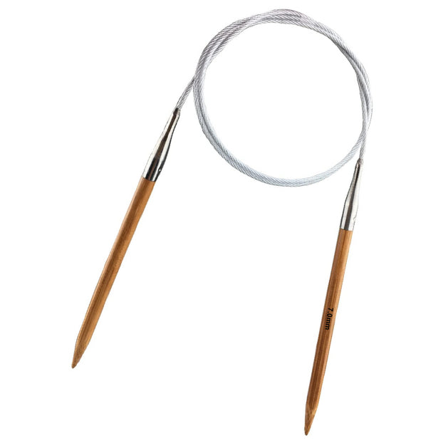 32-Inch Bamboo Circular Knitting Needle for DIY Handmade and Various Yarn Weaving Projects