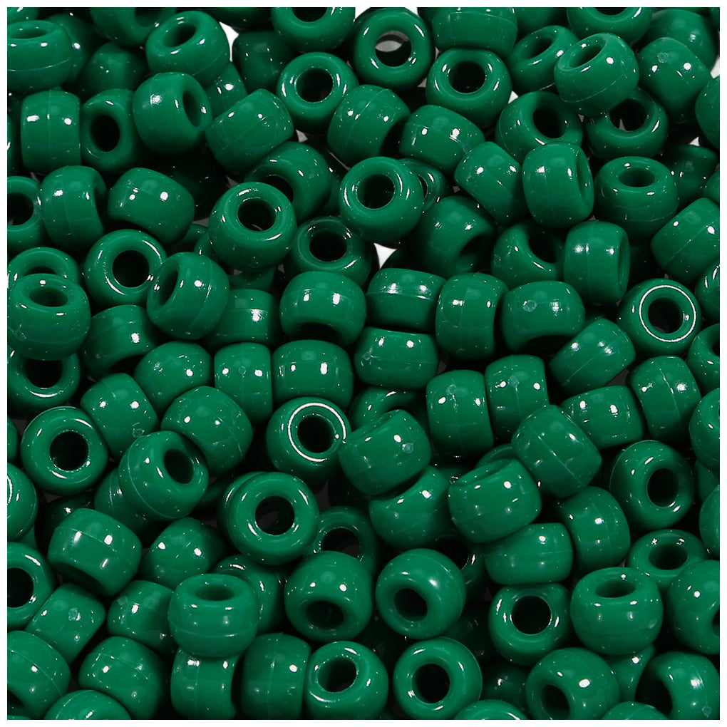6x9mm Pony Beads Bulk for Bracelet Making Kandi Jewelry Hair Braids Crafts, Pack of 1000
