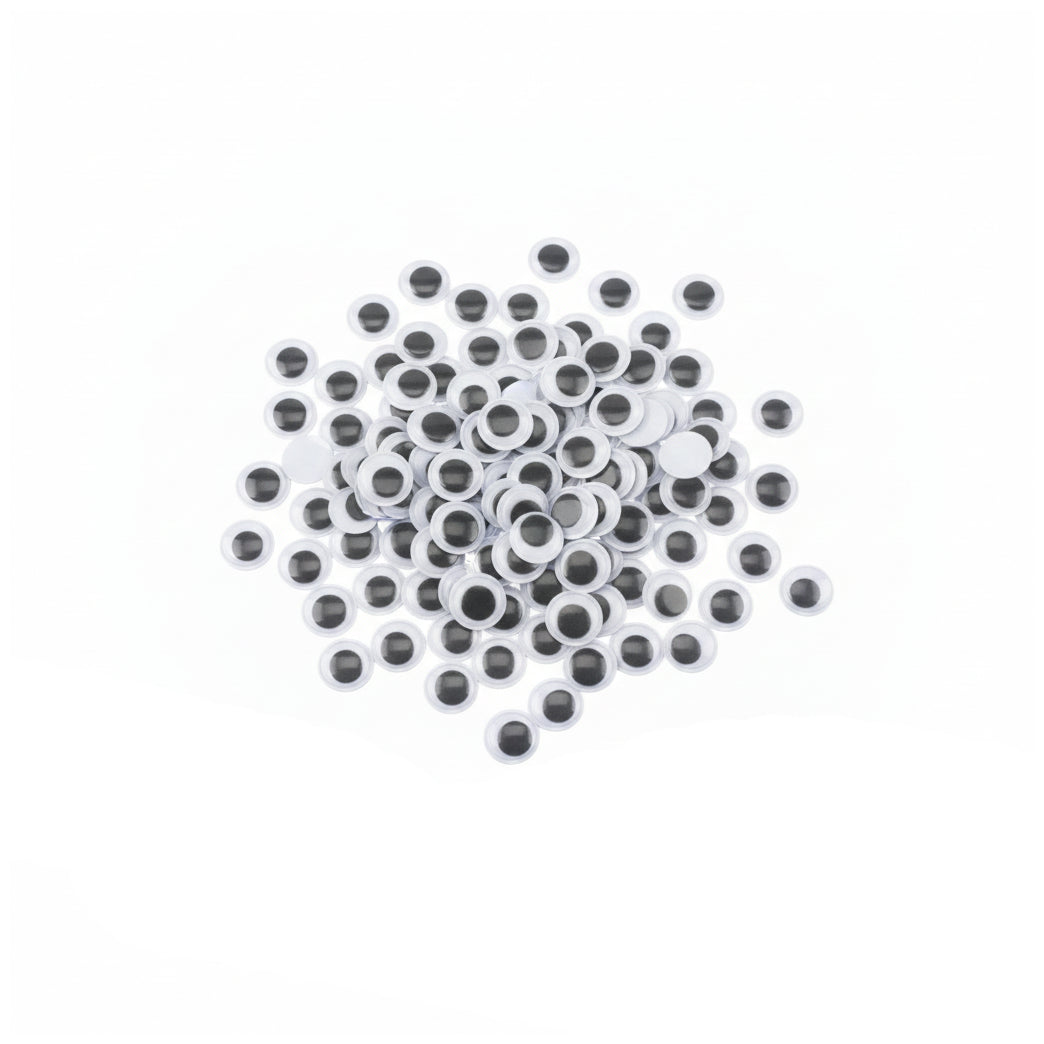 Large Self Adhesive Wiggle Googly Eyes for Crafts Halloween Decorations and DIY Projects