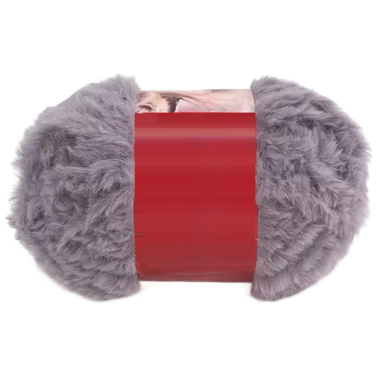 Soft Chunky Fur Knit Blanket Yarn – Lightweight Faux Fur Velvet Yarn for Cozy Projects, 50Grams/1.76oz 32 Yards
