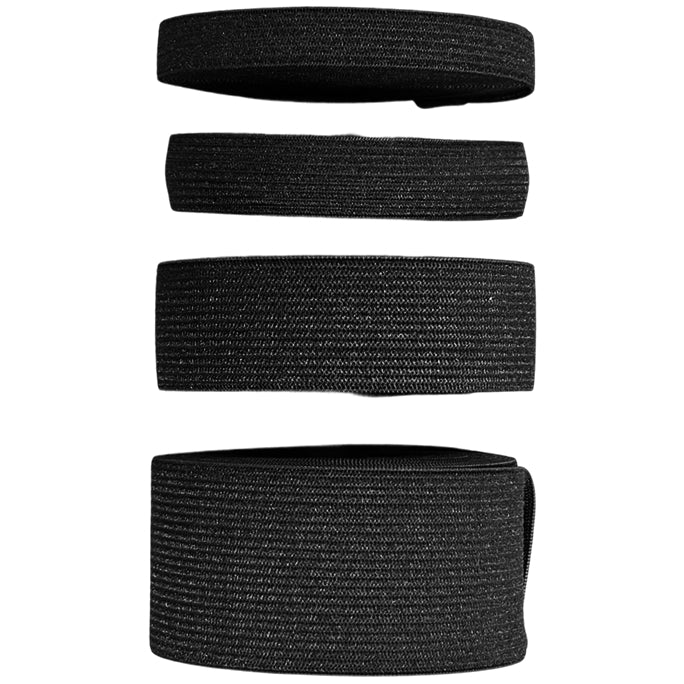Knitted Elastic Band Set 4 Rolls for Sewing Waistbands Pants Dresses Swimwear and DIY Crafts