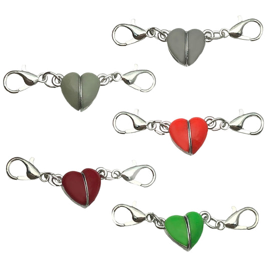 14K Gold and Silver Magnetic Double Lobster Clasp Extenders for Necklaces and Bracelets