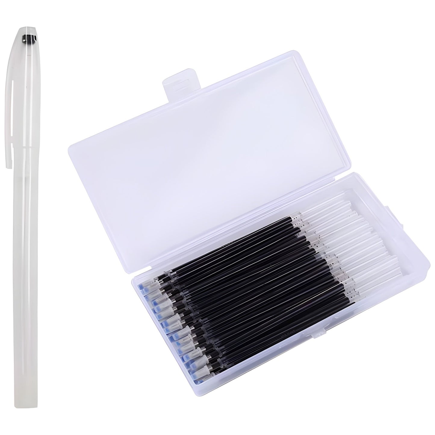 Heat Erasable Fabric Marking Pens with Refills for Quilting, Sewing, Dressmaking and DIY Tailoring