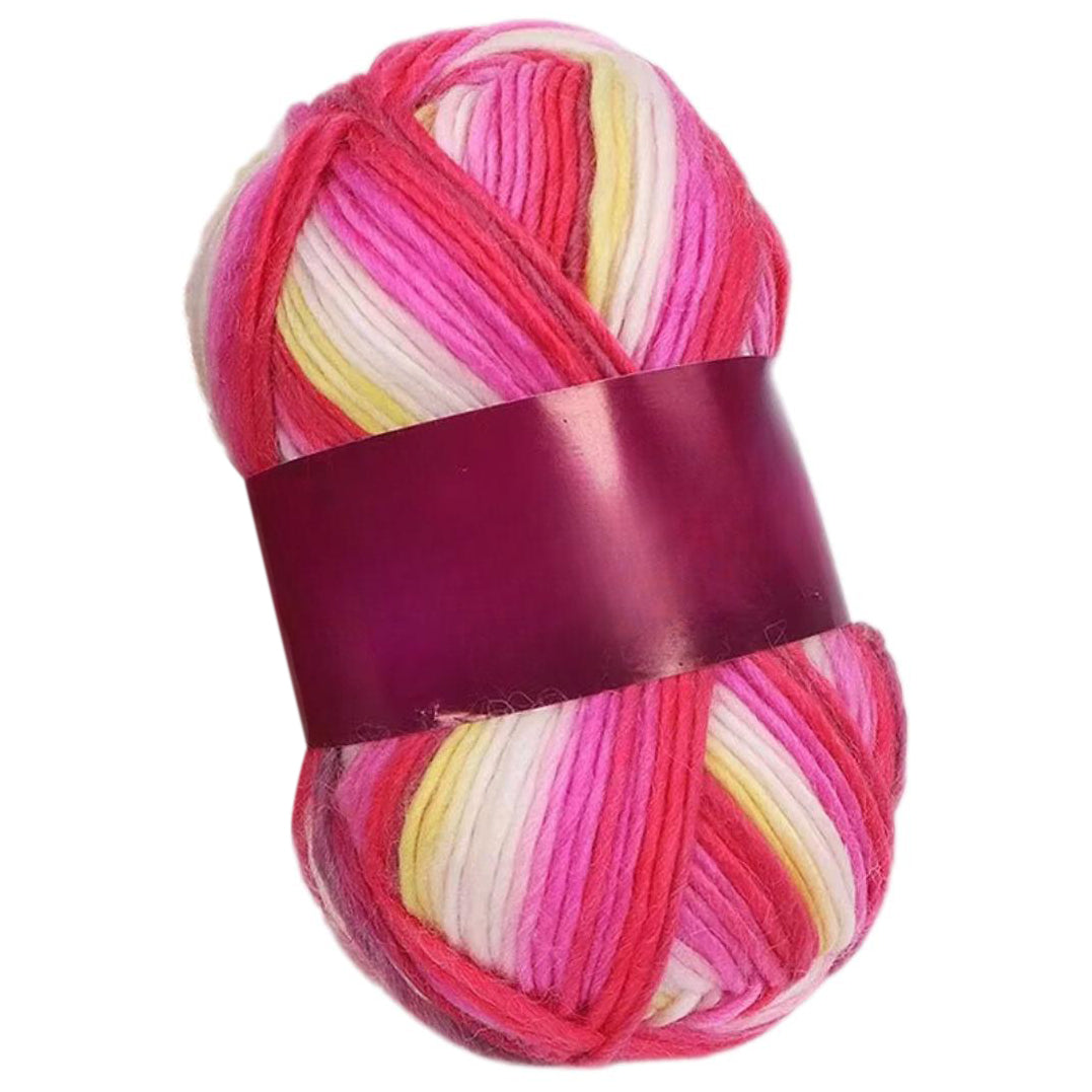 Soft Anti-Pilling Wool Yarn Blend, 30% Wool, 70% Acrylic, Aran/Worsted Weight #4, 100 Grams/3.53oz 175 Yards