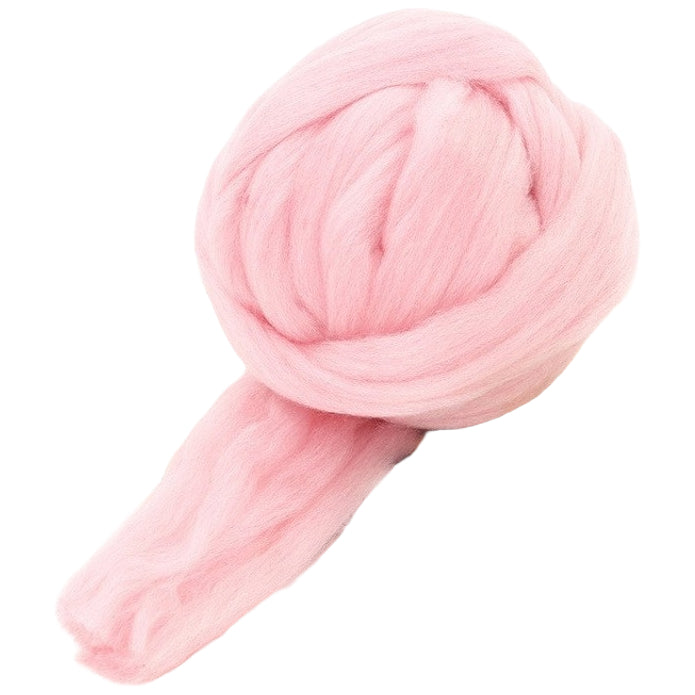 100g Wool Roving 8cm Thick Natural Fiber for Needle Felting Spinning Weaving and DIY Craft Projects