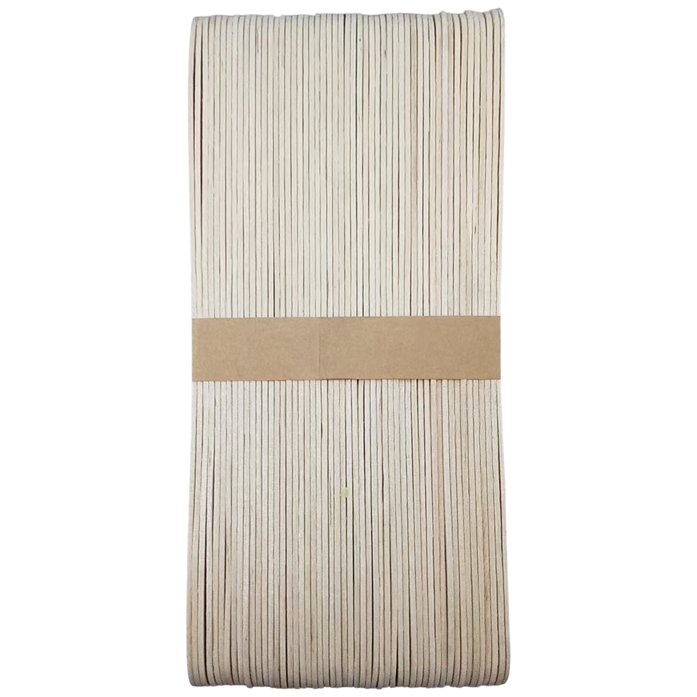 Jumbo Wooden Craft Sticks 8 Inch Natural Wood for Waxing, Popsicles, Crafts, and DIY Projects, Pack of 60