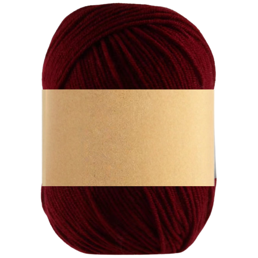Silk Effect Microfiber Acrylic Yarn, Solid Colors for Baby Projects, 50 Grams/1.76oz 191 Yards