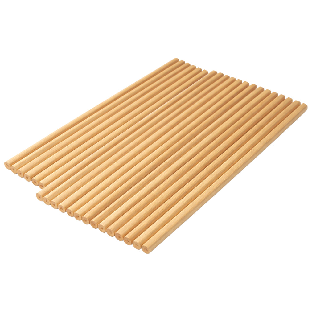 Bamboo Wooden Dowel Rods 1/4 x 12 Inch Natural Wood Sticks for Crafts DIY Projects and Cake Support Dowels