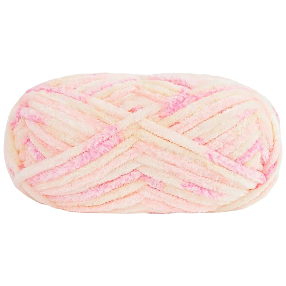 Thick Velvet Chenille Yarn 100 Grams/3.52oz 87.5 yards Skein Soft Chunky Plush Yarn for Knitting and Crocheting