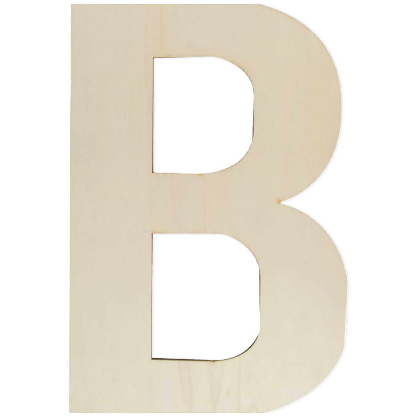 12 Inch Wooden Letter Unfinished Large Wood Alphabet Cutout For DIY Crafts Wall Decor Projects