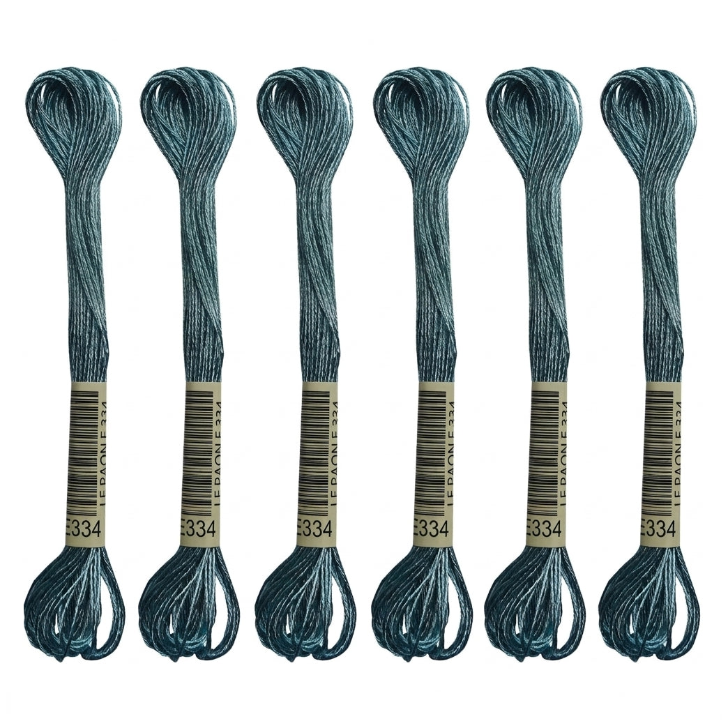 6-Skein Metallic Embroidery Floss for Cross Stitch, Friendship Bracelets, String Art, and DIY Crafts