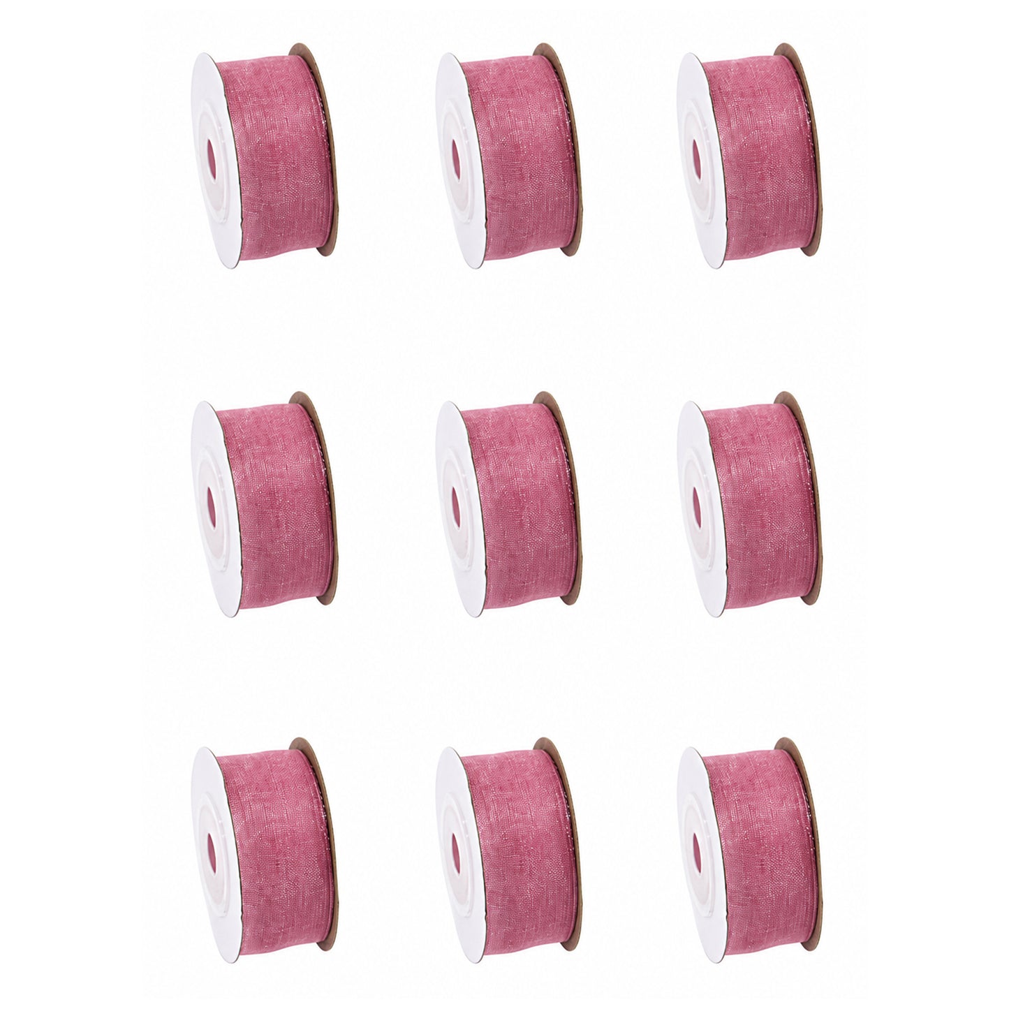 Ribbon Set for Gift Wrapping Weddings Crafts Bows and DIY Decorations, Pack of 9