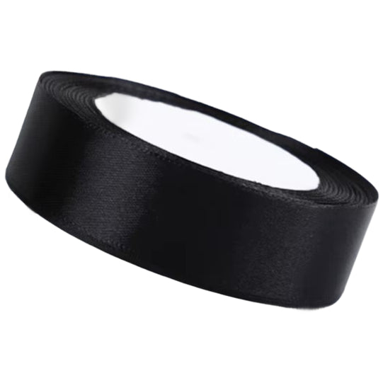 Single Face Polyester Satin Ribbon 1 Inch 25 Yards Solid Fabric for Gift Wrapping Bows and Decor